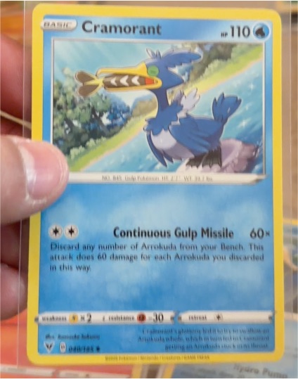 2020 Pokémon Sword & Shield Vivid Voltage #040 Cramorant — front