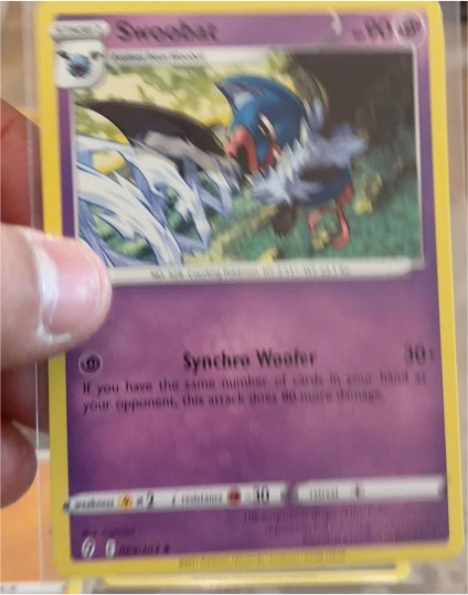2021 Pokémon Swoobat #69 Evolving Skies — front