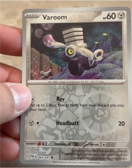 2024 Pokémon SV: Paldean Fates #064 Varoom — front