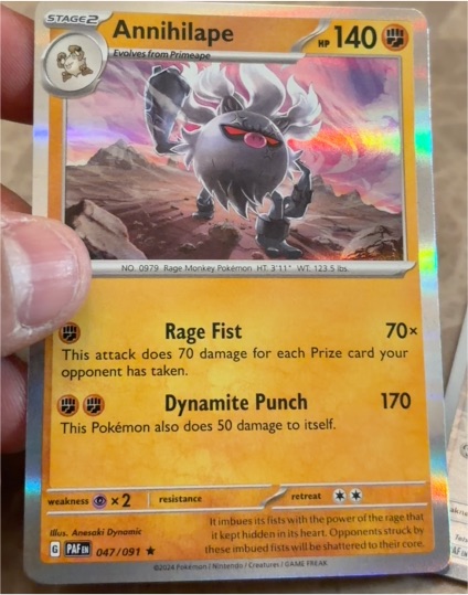 2024 Pokémon SV: Paldean Fates #047 Annihilape — front