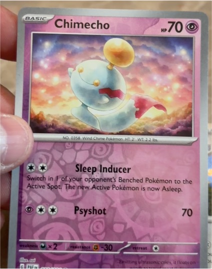 2024 Pokémon TCG Paldean Fates #30 Chimecho — front