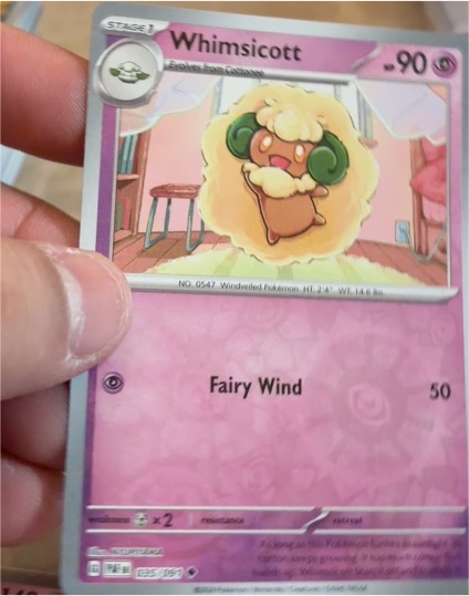 2023 Pokémon SV: Paldean Fates #035 Whimsicott — front