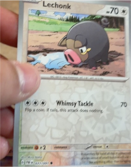 2024 Pokémon TCG Paldean Fates #071 Lechonk — front