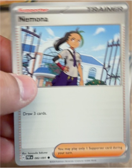 2024 Pokémon Scarlet & Violet Paldean Fates #082 Nemona — front