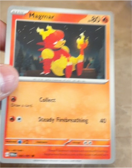 2023 Pokémon TCG Paldean Fates #009 Magmar — front