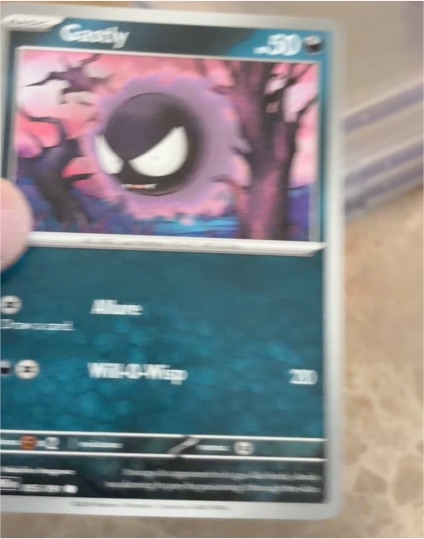 2024 Pokémon Scarlet & Violet Paldean Fates #055 Gastly — front