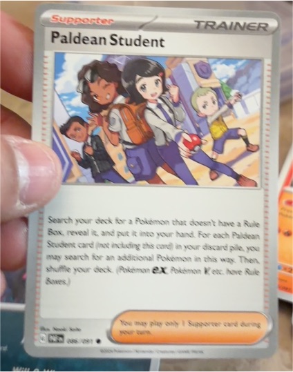 2024 Pokémon Paldean Fates #86 Paldean Student — front