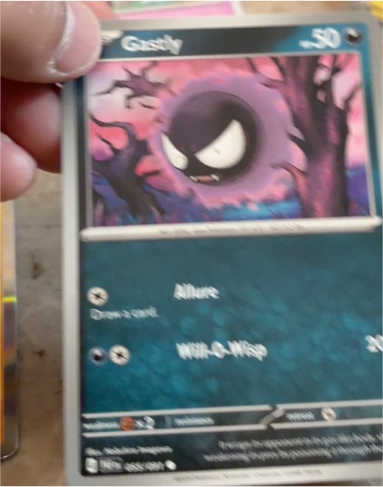 2024 Scarlet & Violet Series - Paldean Fates #55 Gastly — front