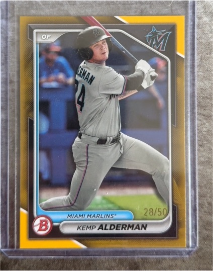 2024 Bowman #BP-82 Kemp Alderman — front