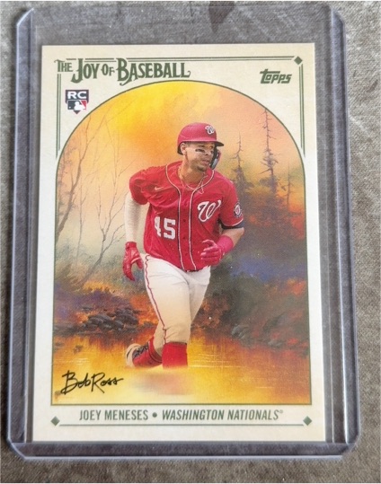 2023 Topps x Bob Ross The Joy of Baseball #98 Joey Meneses — front