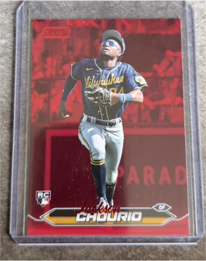 2024 Topps Stadium Club #184 Jackson Chourio — front