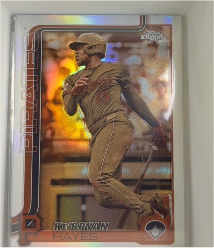 2025 Topps Chrome #196 Ke'Bryan Hayes Sepia Refractor — front