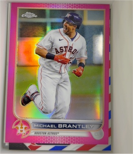 2022 Topps Chrome #34 Michael Brantley — front