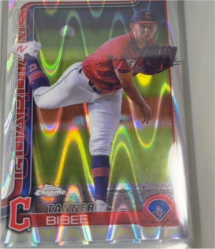 2025 Topps Chrome #236 Tanner Bibee — front
