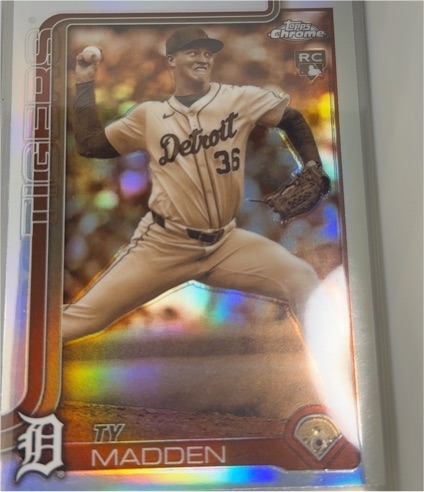 2025 Topps Chrome #285 Ty Madden — front