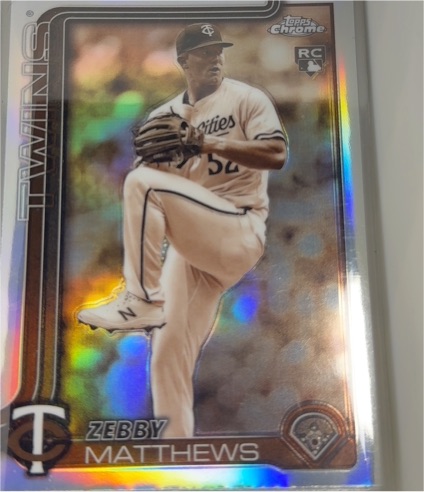 2025 Topps Chrome #277 Zebby Matthews — front