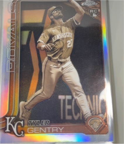 2025 Topps Chrome #218 Tyler Gentry — front