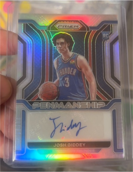 2021-22 Panini Prizm #RP-JGI Josh Giddey — front