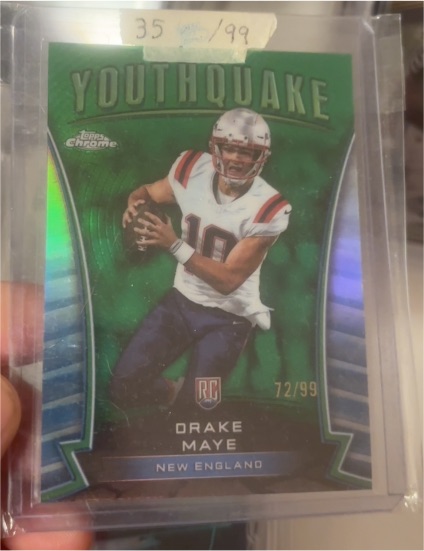 2024 Topps Chrome #Y-2 Drake Maye Youthquake — front