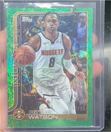 2025-26 Topps #106 Peyton Watson — front