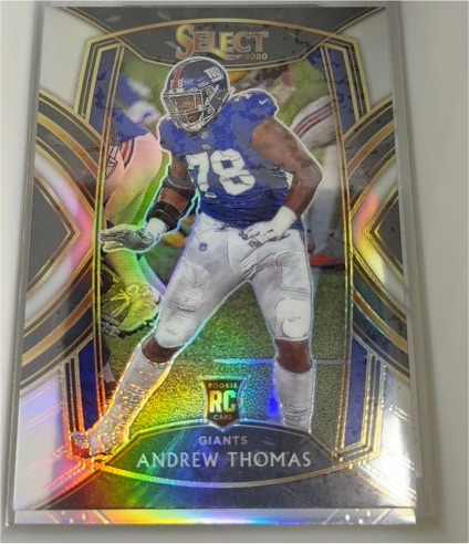 2020 Panini Select #287 Andrew Thomas — front