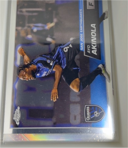 2023 Topps Chrome MLS #82 Ayo Akinola — front