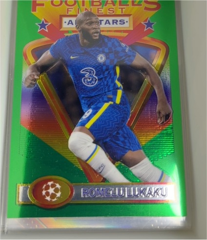 2021-22 Topps Finest Flashbacks UEFA All Stars #174 Romelu Lukaku — front