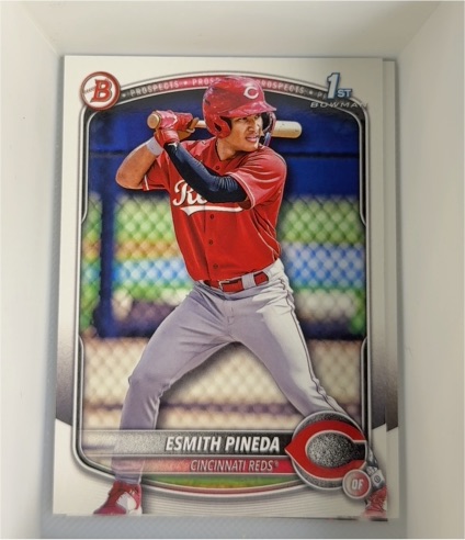 2025 Bowman Prospects #BP-37 Esmith Pineda — front