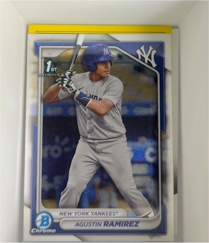 2024 Bowman Chrome #BCP-85 Agustin Ramirez — front