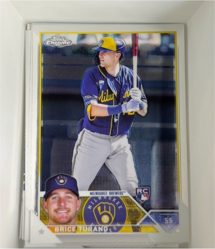 2023 Topps Chrome #170 Brice Turang — front