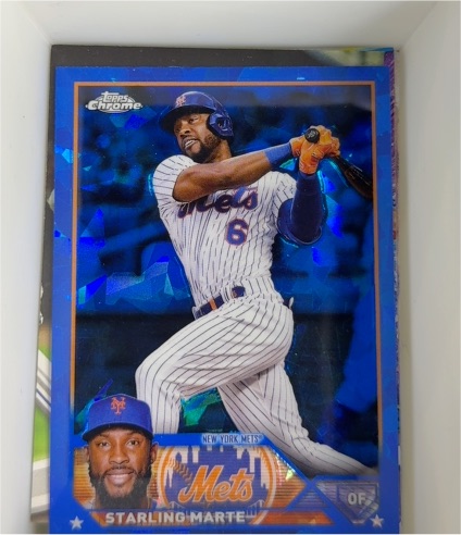 2023 Topps Chrome #19 Starling Marte — front