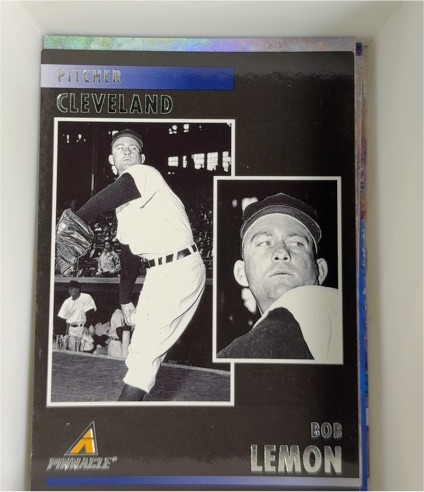 2023 Panini Chronicles Pinnacle #5 Bob Lemon — front