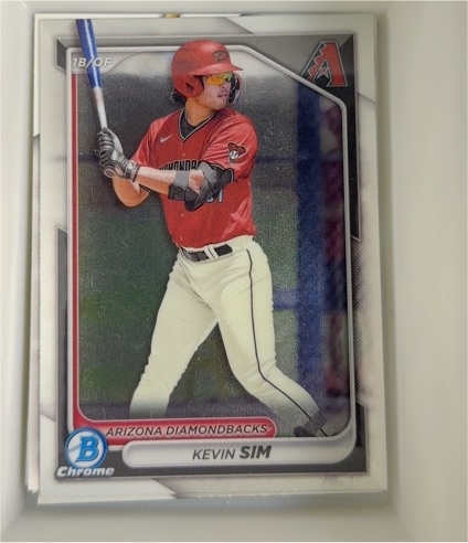 2024 Bowman Chrome Prospects #BCP-34 Kevin Sim — front