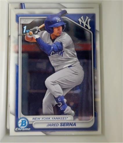 2024 Bowman Chrome Prospects #BCP-68 Jared Serna — front
