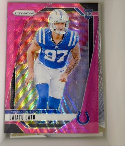 2024 Panini Prizm #366 Laiatu Latu — front