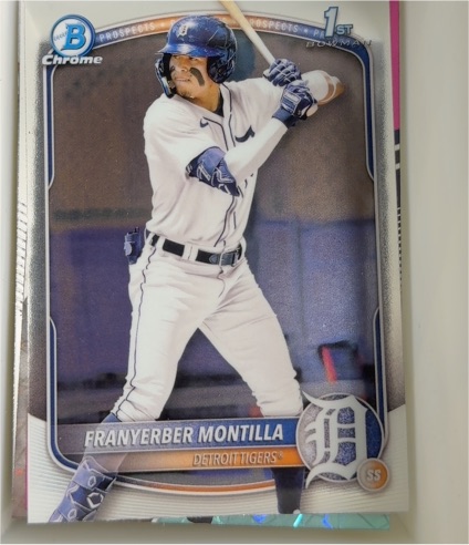 2025 Bowman Chrome Prospects #BCP-5 Franyerber Montilla — front