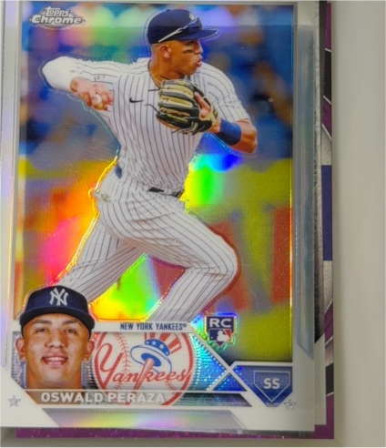 2023 Topps Chrome #132 Oswald Peraza — front