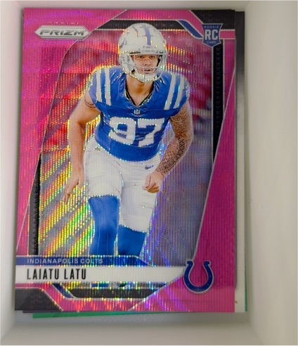 2024 Panini Prizm #366 Laiatu Latu — front