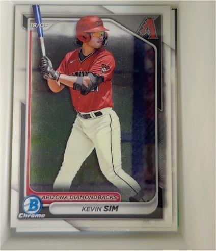 2024 Bowman Chrome Prospects #BCP-34 Kevin Sim — front