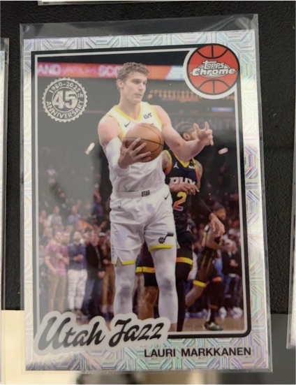 2025-26 Topps Chrome #TC-UZ Lauri Markkanen — front