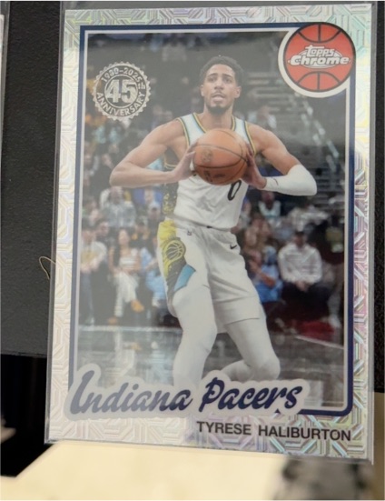 2025-26 Topps Chrome #TC-TH Tyrese Haliburton — front