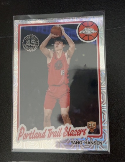 2025-26 Topps Chrome #TC-YH Yang Hansen — front