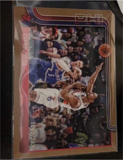 2025-26 Topps #25 Quentin Grimes — front