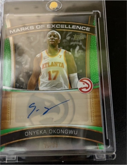 2025-26 Topps Marks of Excellence #ME-00 Onyeka Okongwu — front