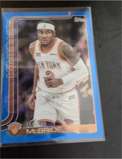 2025-26 Topps #17 Miles McBride — front