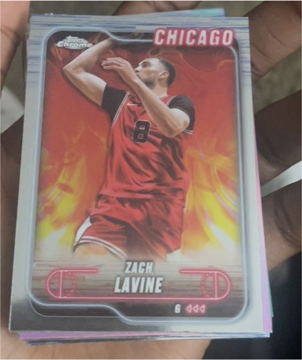 2024-25 Topps Chrome #84 Zach Lavine — front