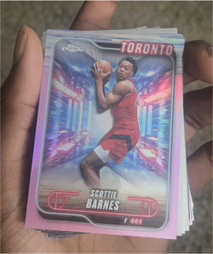 2024-25 Topps Chrome #89 Scottie Barnes — front