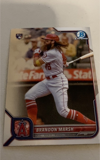 2022 Bowman Chrome #70 Brandon Marsh — front