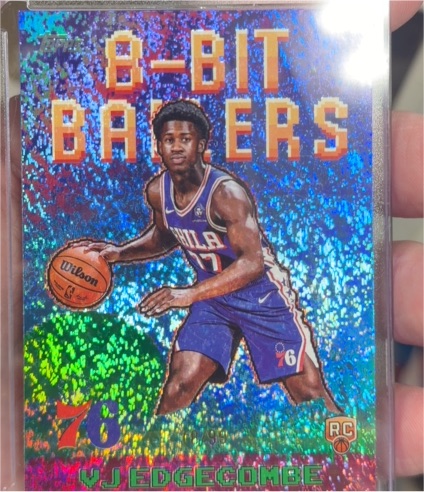 2025-26 Topps 8-Bit Ballers #8B-33 VJ Edgecombe — front