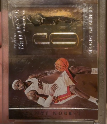 2012-13 Panini Brilliance Magic Numbers #6 LeBron James — front